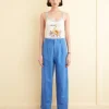 Women BODE Linen Murray Trousers