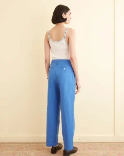 Women BODE Linen Murray Trousers
