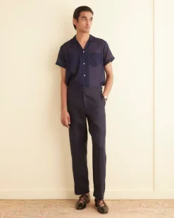 Men BODE Linen Suiting Trousers