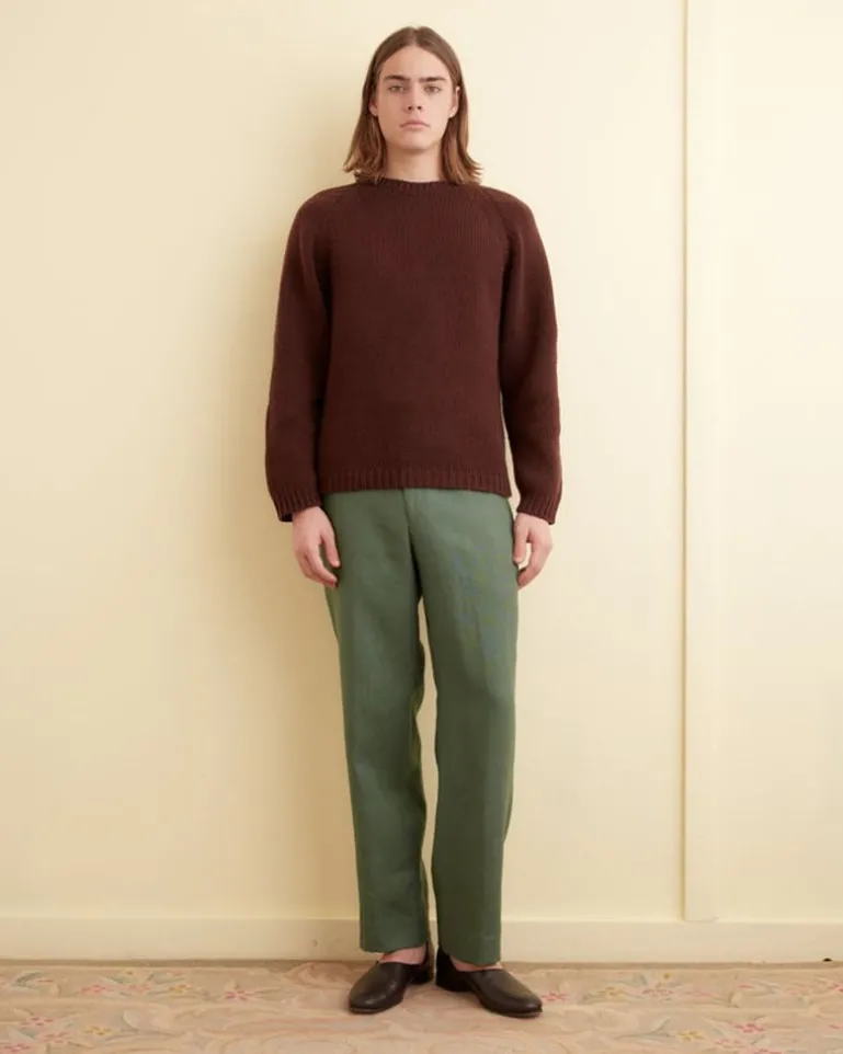 Men BODE Linen Suiting Trousers