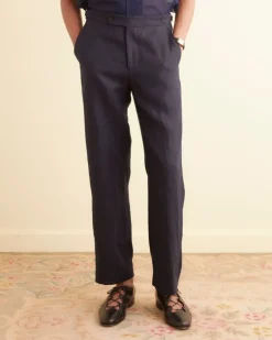 Men BODE Linen Suiting Trousers