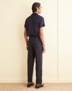 Men BODE Linen Suiting Trousers