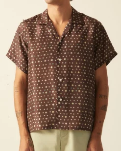 Men BODE Lobelia Short Sleeve Shirt