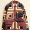 Men BODE Log Cabin Quilted Workwear Jacket