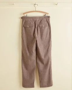 Men BODE Maple Bark Stripe Trousers