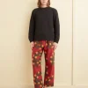 Men BODE Marigold Wreath Pajama Pants