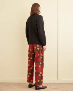 Men BODE Marigold Wreath Pajama Pants