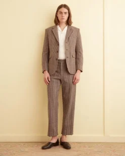 Men BODE Marston Check Suit Jacket