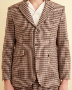 Men BODE Marston Check Suit Jacket