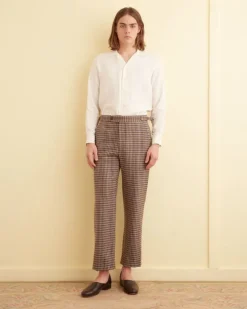 Men BODE Marston Check Trousers