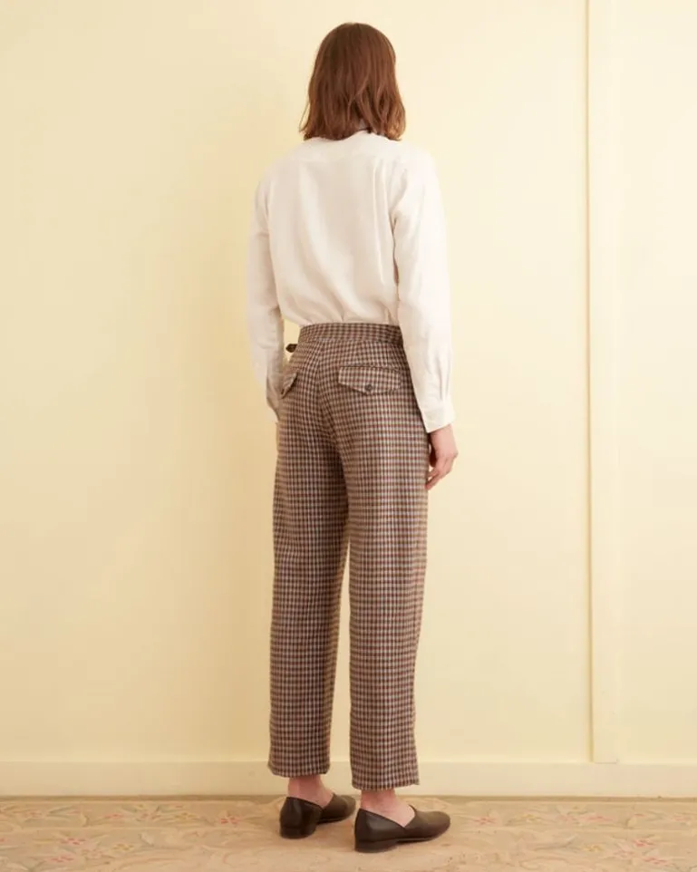 Men BODE Marston Check Trousers