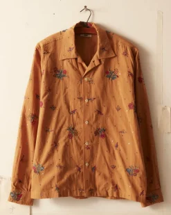 Men BODE Micro Bird Long Sleeve Shirt