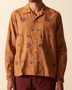 Men BODE Micro Bird Long Sleeve Shirt