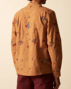 Men BODE Micro Bird Long Sleeve Shirt