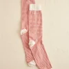 Men BODE Micro Check Socks - Peach Cream