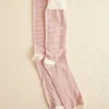 Men BODE Micro Check Socks - Pink Cream