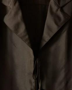 Men BODE Micro Tie Long Sleeve Shirt - Black