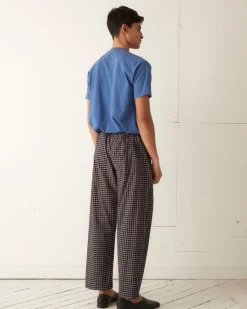 Men BODE Midnight Grid Pajama Pant