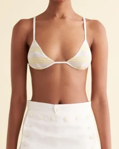 Women BODE Morris Stripe Di Bra