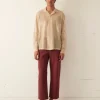 Men BODE Moth Veil Long Sleeve Shirt