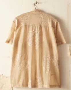 Men BODE Moth Veil Short Sleeve Shirt