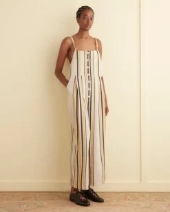 Women BODE Namesake Stripe Jumpsuit
