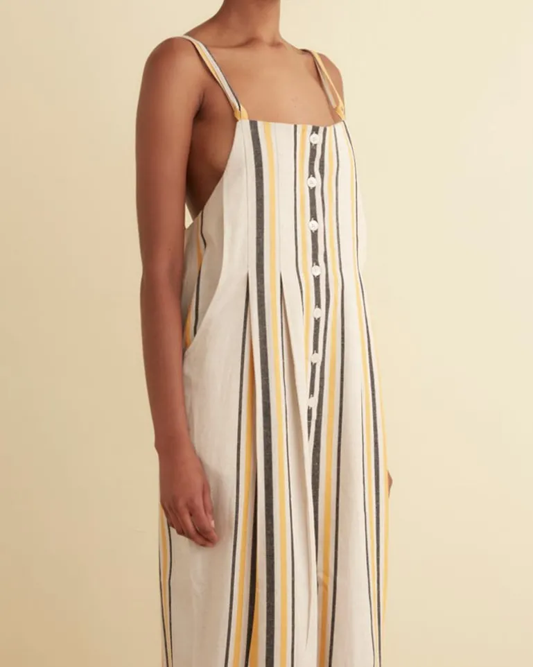 Women BODE Namesake Stripe Jumpsuit