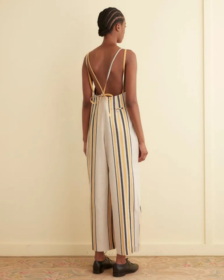 Women BODE Namesake Stripe Jumpsuit