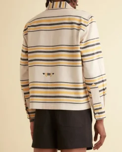 Men BODE Namesake Stripe Long Sleeve Shirt