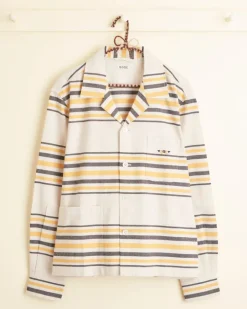 Men BODE Namesake Stripe Long Sleeve Shirt