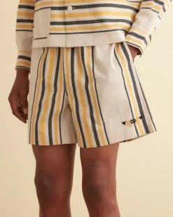 Men BODE Namesake Stripe Shorts