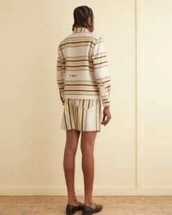 Men BODE Namesake Stripe Shorts