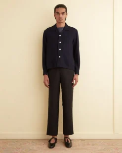 Men BODE Net Long Sleeve Shirt