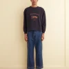Men BODE New England Crewneck - Midnight