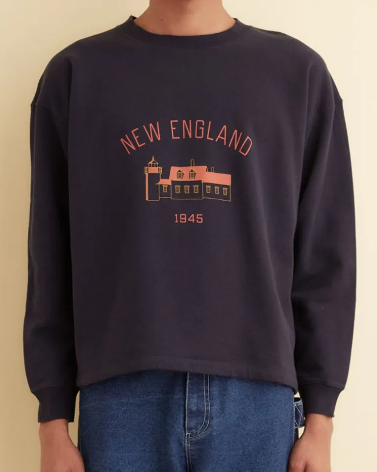 Men BODE New England Crewneck - Midnight