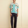 Men BODE Niagara Souvenir Short Sleeve Shirt