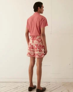 Men BODE Nouveau Monstera Shorts