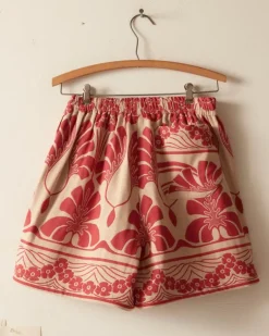 Men BODE Nouveau Monstera Shorts