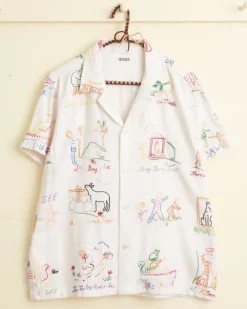 Men BODE Nursery Rhyme Short Sleeve Shirt