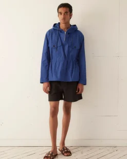 Men BODE Nylon Tie Anorak - Blue