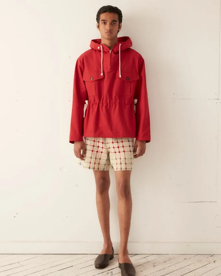 Men BODE Nylon Tie Anorak - Red