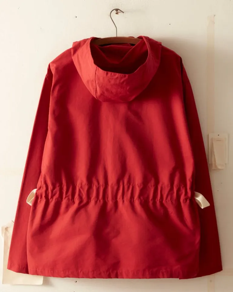 Men BODE Nylon Tie Anorak - Red