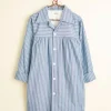Women BODE Ocean Border Dress - S