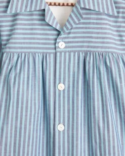 Women BODE Ocean Border Dress - S