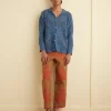 Men BODE Overdye Crochet Shirt