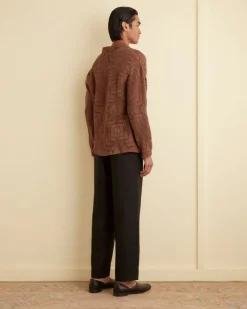 Men BODE Overdye Crochet Shirt