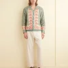 Men BODE Paisley Frame Long Sleeve Shirt