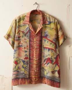 Men BODE Pampa Pony Short Sleeve Shirt