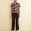 Men BODE Parakeet Short Sleeve Shirt