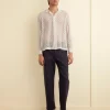 Men BODE Petal Lace Long Sleeve Shirt